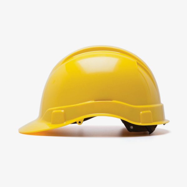 Pyramex Ridgeline 4 Point Ratchet Hard Hat Red Apple Solutions